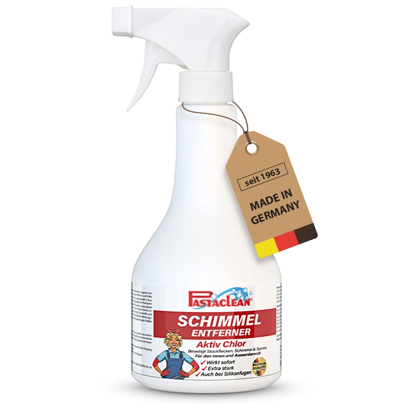 Schimmel Entferner mit Aktiv Chlor Pastaclean made in Germany